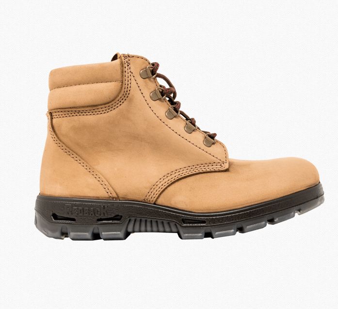 Redback Outland (Steel Toe) Men Boots Khaki | CEUBFPH-89